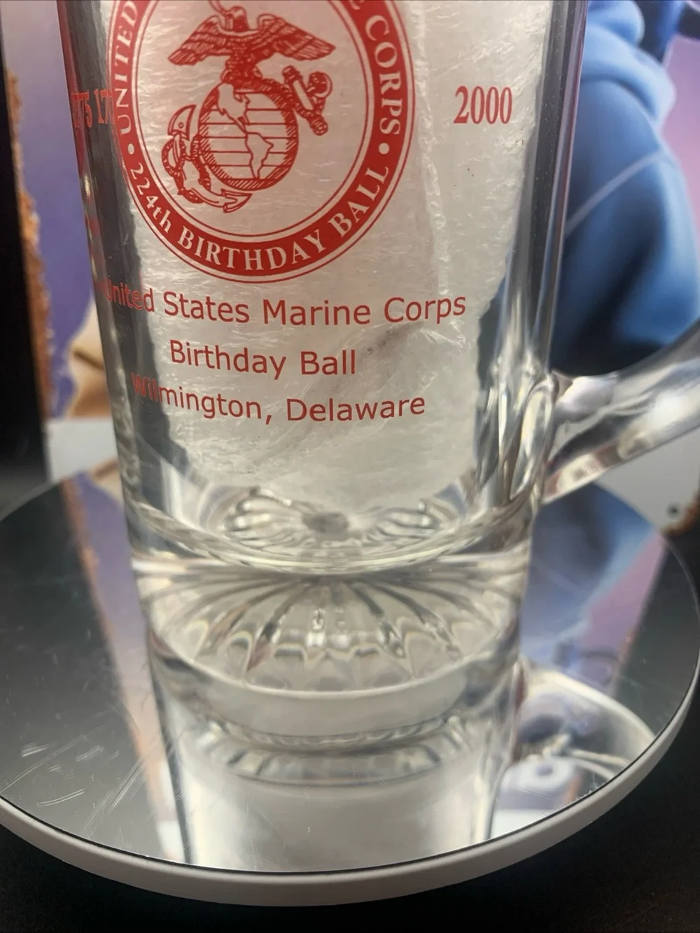 Vintage Marine Corps Birthday Ball 2000 Honor Courage Commitment Wilmington DE